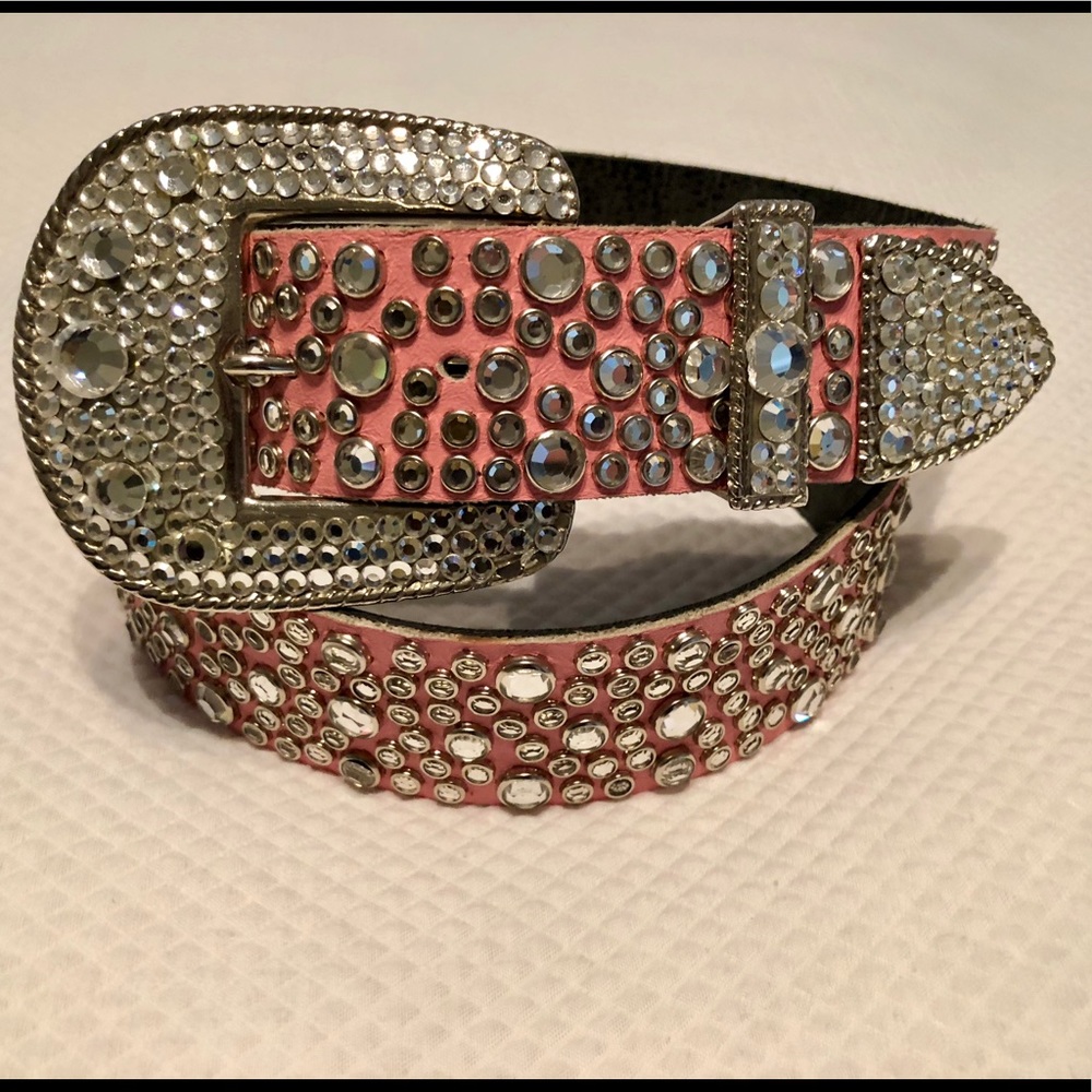 RN Design pink crystal belt size M-L